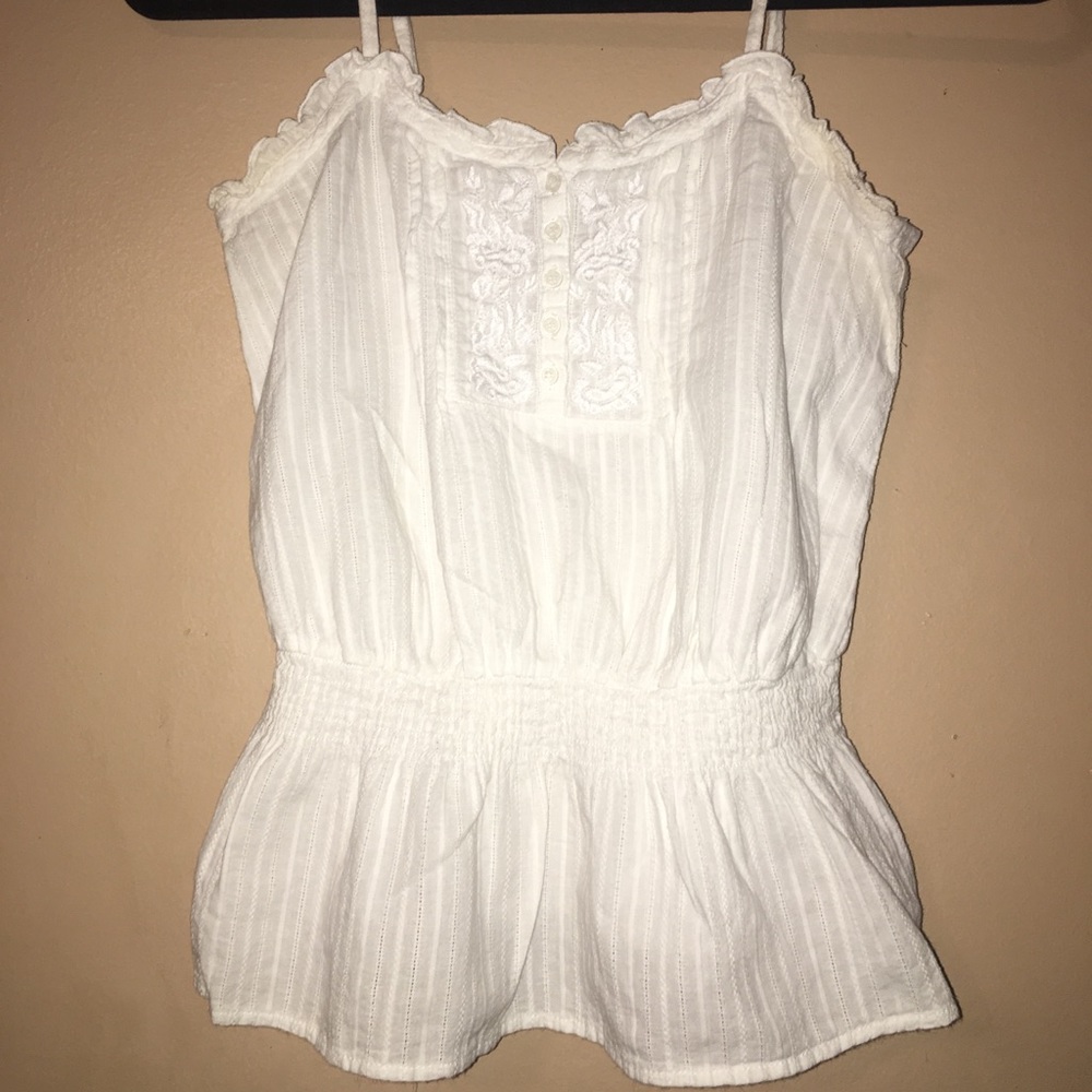 🌸3 for $12🌸 White Peplum Top